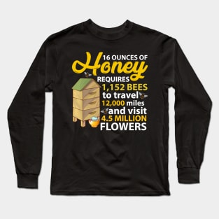 16 Ounces of Honey Requires Long Sleeve T-Shirt